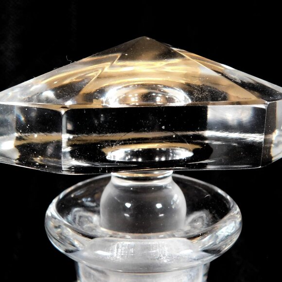 Heavy Cut Crystal Decanter with Stopper # 10978 - Picture 2 of 4